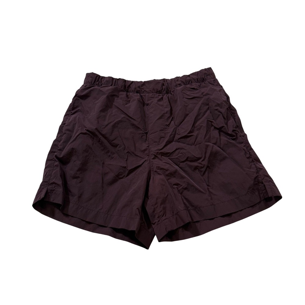 Madewell Nylon Shorts Burgundy Athletic Gorpcore Hiking Athleisure Gym Running S